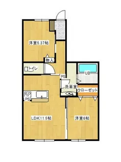 ディアヒルズ【1階】の間取り