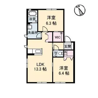 グランマストシエロ IV棟【1階】の間取り