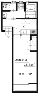 カーサヒルズ【1階】の間取り
