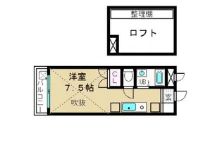 コーポユース【1階】の間取り