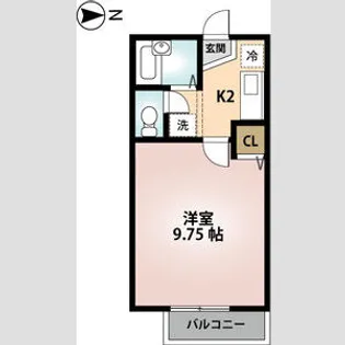 ハイツアグラ【1階】の間取り