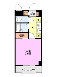 ファースト新潟【4階】の間取り