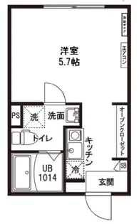 レピュア王子神谷レジデンスII【4階】の間取り