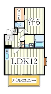 ル・プレ【2階】の間取り