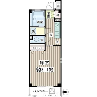 グレイスマルカノ【2階】の間取り