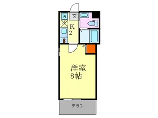 ア-クリ-ド西陣の間取り
