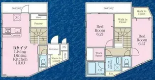サンシエスタ鶴ヶ峰II【4階】の間取り