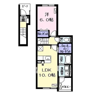 プラシード II【2階】の間取り
