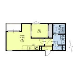 REGALESTフェリチタ南仙台【1階】の間取り