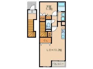 グラン・プラス オーブ【2階】の間取り