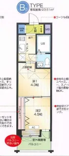 No.51 PROJECT2100 日赤通り【3階】の間取り