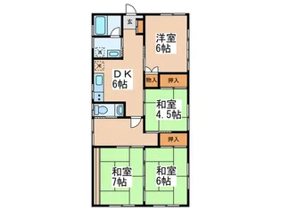 三番亭【2階】の間取り