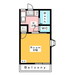 的場二番館パートII【1階】の間取り