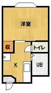 須山セカンドビル【1階】の間取り