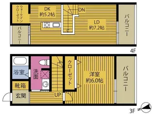 REGINA南大分駅前【3階】の間取り