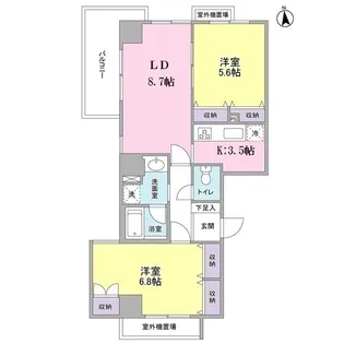 グランドゥール広尾【3階】の間取り