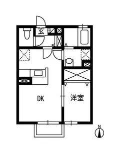 PAエスターテ【2階】の間取り