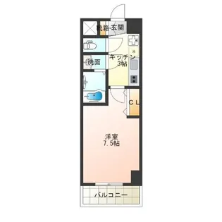 D-FLAT Nagahashi【7階】の間取り