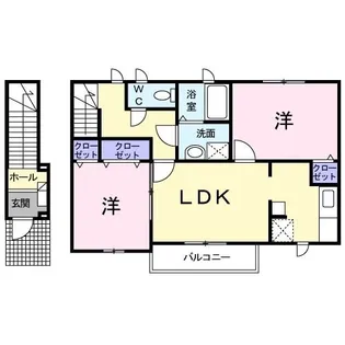 ラフィーネII【2階】の間取り
