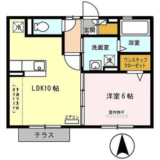 カメリアガーデン【1階】の間取り