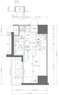 ZOOM川崎EAST【8階】の間取り