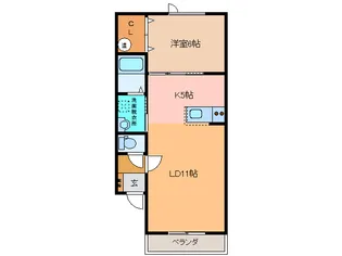 エスポワール2008【3階】の間取り