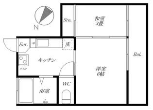 田島マンション【3階】の間取り