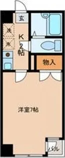 レジデンスまさきII【3階】の間取り