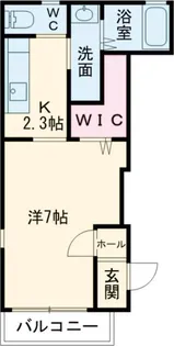 MC Village(エムシービラージュ)B棟【1階】の間取り