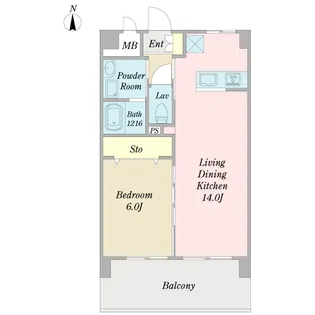 ピアルーチェ【8階】の間取り