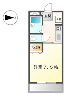パープルメゾンII【1階】の間取り