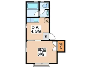 コ-トアザレア【1階】の間取り
