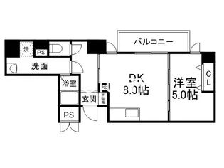 VILLA MARY五条【2階】の間取り