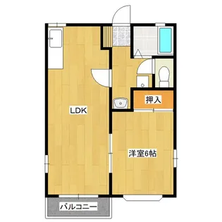 グリーンパーク D棟【1階】の間取り