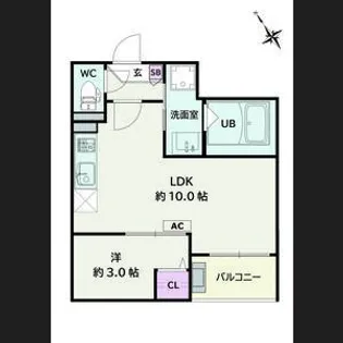 Jack koyoI【3階】の間取り