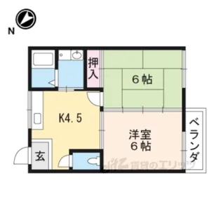 クレール行村【2階】の間取り