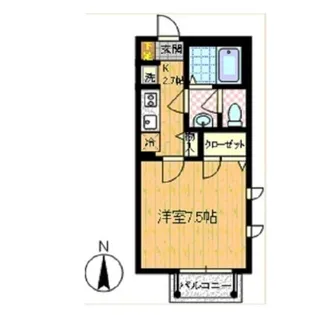 フェリーチェ川崎【1階】の間取り