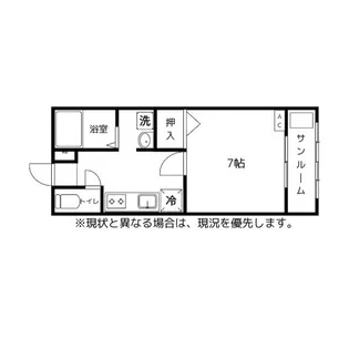 サンフォレスト【2階】の間取り