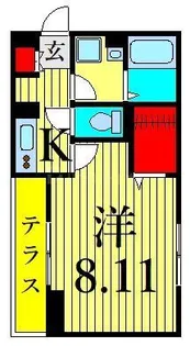 ソフィア浅草【1階】の間取り