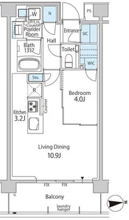 グリーンレジデンス赤坂【3階】の間取り