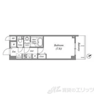 アーデン西天満【7階】の間取り
