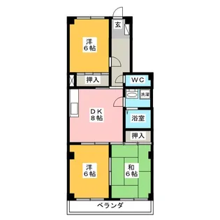 ベルエポック OGAWA【4階】の間取り