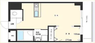 ウイング武【2階】の間取り