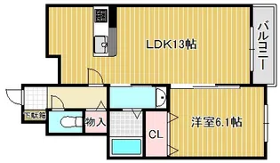 sakika【1階】の間取り