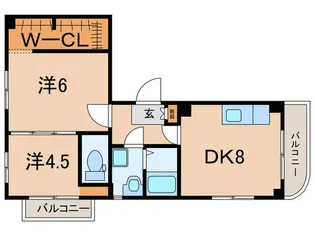 サンアーバン西田町【2階】の間取り