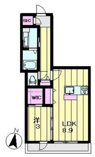 Droom南大沢【3階】の間取り