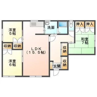 アクロス【2階】の間取り
