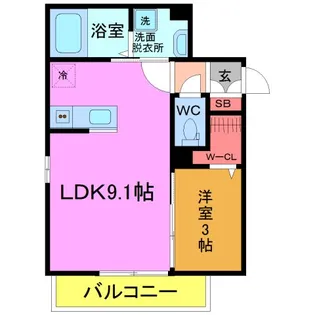 カティキエス・ヴィラ【2階】の間取り
