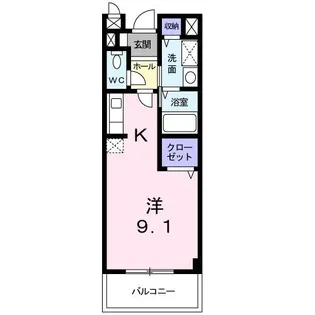 プロアクティブM・S【1階】の間取り