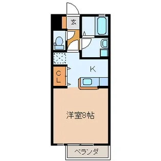 イーストタウンC【1階】の間取り